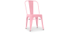 Buy Dining chair Bistrot Metalix Industrial Square Metal - New Edition Pink 32871 at MyFaktory