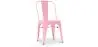 Buy Dining chair Bistrot Metalix Industrial Square Metal - New Edition Pink 32871 home delivery