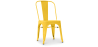 Buy Dining chair Bistrot Metalix Industrial Square Metal - New Edition Yellow 32871 - prices