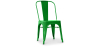 Buy Dining chair Bistrot Metalix Industrial Square Metal - New Edition Green 32871 at MyFaktory