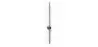 Buy Aluminum stick wall light in modern design, 100cm - Grobe Black 60422 - in the EU