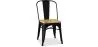 Buy Bistrot Metalix Chair Square Wooden - Metal Black 32897 - in the EU