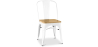 Buy Bistrot Metalix Chair Square Wooden - Metal White 32897 - prices