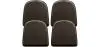 Buy X4 Cushion for Bistrot Metalix chair and stool  Brown 60461 at MyFaktory