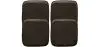 Buy Pack of 4 Magnetic Cushions for Stool - Faux Leather - Metalix Brown 60463 at MyFaktory