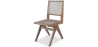 Buy Cannage Dining Chair, Bali Boho Style, Rattan and Teak Wood - Ruye Natural 60474 - in the EU