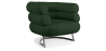 Buy Designer armchair - Faux leather upholstery - Biven Green 16500 with a guarantee