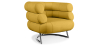 Buy Designer armchair - Faux leather upholstery - Biven Pastel yellow 16500 in the Europe