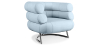 Buy Designer armchair - Faux leather upholstery - Biven Pastel blue 16500 at MyFaktory