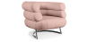 Buy Designer armchair - Faux leather upholstery - Biven Pastel pink 16500 - prices