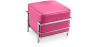 Buy SQUAR Footrest (Ottoman) - Faux Leather Pink 55762 at MyFaktory