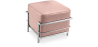 Buy SQUAR Footrest (Ottoman) - Faux Leather Pastel pink 55762 with a guarantee