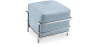 Buy SQUAR Footrest (Ottoman) - Faux Leather Pastel blue 55762 in the Europe