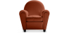 Buy Club Armchair - Faux Leather Brown 54286 - prices