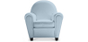 Buy Club Armchair - Faux Leather Pastel blue 54286 home delivery
