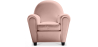 Buy Club Armchair - Faux Leather Pastel pink 54286 with a guarantee