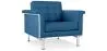 Buy Armchair Trendy - Faux Leather Dark blue 13180 - prices