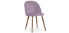 Buy Dining Chair - Upholstered in Velvet - Scandinavian Design - Bennett Pink 59991 - in the EU