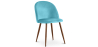 Buy Dining Chair - Upholstered in Velvet - Scandinavian Design - Bennett Turquoise 59991 - prices