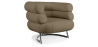 Buy Designer armchair - Faux leather upholstery - Biven Taupe 16500 in the Europe
