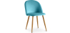 Buy Dining Chair - Velvet Upholstered - Scandinavian Style - Bennett Turquoise 59990 - prices