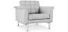 Buy Armchair Trendy - Faux Leather Light grey 13180 in the Europe