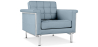 Buy Armchair Trendy - Faux Leather Light blue 13180 in the Europe