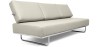 Buy Sofa Bed SQUAR (Convertible) - Faux Leather Ivory 14621 - in the EU