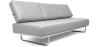 Buy Sofa Bed SQUAR (Convertible) - Faux Leather Light grey 14621 - in the EU