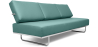Buy Sofa Bed SQUAR (Convertible) - Faux Leather Pastel green 14621 in the Europe