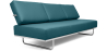 Buy Sofa Bed SQUAR (Convertible) - Faux Leather Blue 14621 - in the EU