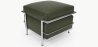 Buy SQUAR Footrest (Ottoman) - Faux Leather Olive 13418 - in the EU