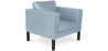 Buy 2334 Design Living room Armchair - Faux Leather Pastel blue 15440 with a guarantee