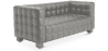 Buy Design Sofa Lukus (2 seats) - Faux Leather Grey 13252 at MyFaktory