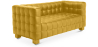 Buy Design Sofa Lukus (2 seats) - Faux Leather Pastel yellow 13252 - prices