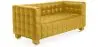 Buy Design Sofa Lukus (2 seats) - Faux Leather Pastel yellow 13252 - prices