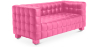 Buy Design Sofa Lukus (2 seats) - Faux Leather Pink 13252 in the Europe