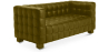 Buy Design Sofa Lukus (2 seats) - Faux Leather Olive 13252 with a guarantee