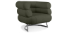 Buy Designer armchair - Faux leather upholstery - Biven Olive 16500 - prices