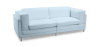 Buy Cava Design Sofa (2 seats) - Faux Leather Pastel blue 16611 with a guarantee