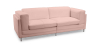 Buy Cava Design Sofa (2 seats) - Faux Leather Pastel pink 16611 home delivery