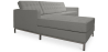 Buy Design Corner Sofa Kanel - Left Angle - Faux Leather Grey 15184 - in the EU