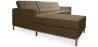 Buy Design Corner Sofa Kanel - Left Angle - Faux Leather Taupe 15184 in the Europe