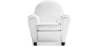 Buy Club Armchair - Faux Leather White 54286 in the Europe