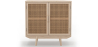Buy Natural Wood Sideboard - Boho Bali Design - 2 doors -  Wada Natural 60510 - in the EU