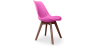 Buy Brielle Scandinavian design Premium Chair with cushion - Dark Legs Fuchsia 59953 in the Europe