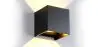 Buy Outdoor Wall Lamp 12W LED Double Sided Lighting - Aluminum Black 60529 - in the EU