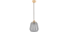 Buy Amaia pendant lamp - Crystal and metal Grey 60530 - prices
