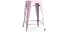 Buy Bar Stool - Industrial Design - 60cm - New Edition - Metalix Pastel pink 60122 - prices