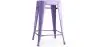 Buy Bar Stool - Industrial Design - 60cm - New Edition - Metalix Pastel Purple 60122 home delivery